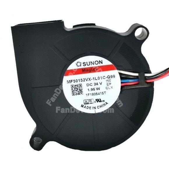Sunon MF50152VX-1L01C-Q99 DC 24V 1.95W 3 Wires Blower Cooling Fan