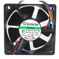 Sunon MF60201VX-Q010-S9A DC 12V 2.10W 2 Wires / 3 Wires / 4 Wires Axial Cooling Fan