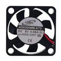 ADDA AD0305MB-K73 DC 5V 0.06A 2 Wires / 3 Wires Axial Cooling Fan
