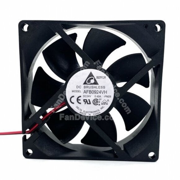 Delta AFB0924VH DC 24V 0.40A 2 Wires / 3 Wires / 4 Wires Axial Cooling Fan