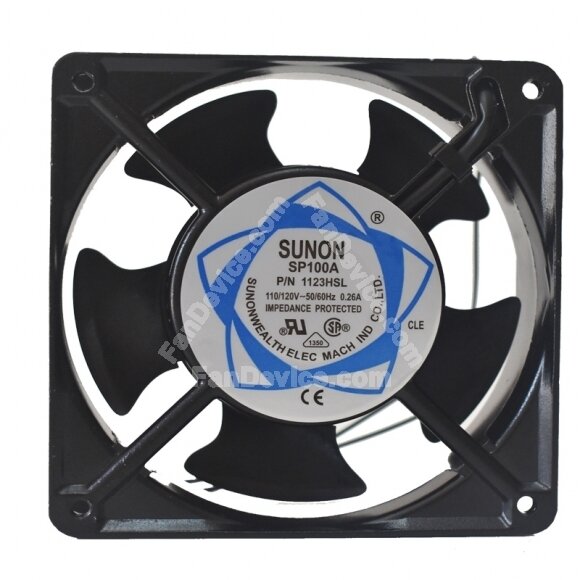 Sunon SP100A 1123HSL AC 110-120V 0.26A Axial Cooling Fan