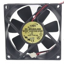 ADDA AD0812HS-A76GL DC 12V 0.25A 8025 Axial Brushless Cooling Fan
