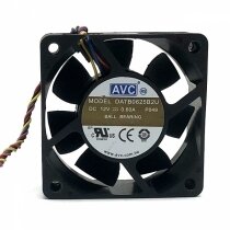 AVC DATB0625B2U DC 12V 0.60A 2 Wires / 3 Wires / 4 Wires Axial Cooling Fan