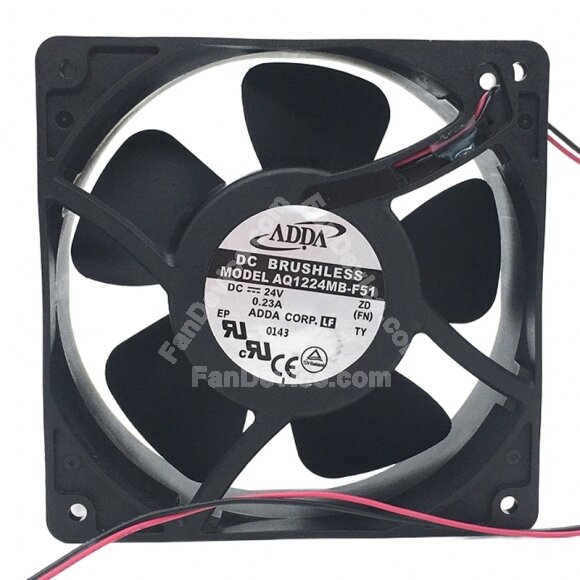ADDA AQ1224MB-F51 DC 24V 0.23A 12038 Axial Brushless Cooling Fan