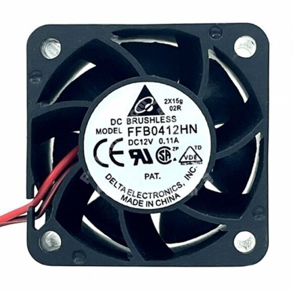 Delta FFB0412HN DC 12V 0.11A 2 Wires / 3 Wires Axial Cooling Fan