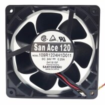 Sanyo Denki San Ace 120 109R1224H1D011 DC 24V 0.25A 12038 Axial Cooling Fan