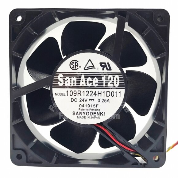 Sanyo Denki San Ace 120 109R1224H1D011 DC 24V 0.25A 12038 Axial Cooling Fan