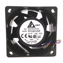 Delta PFC0612DE DC 12V 1.68A 2 Wires / 3 Wires / 4 Wires Axial Cooling Fan