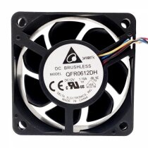 Delta QFR0612DH DC 12V 1.10A 2 Wires / 3 Wires / 4 Wires Axial Cooling Fan