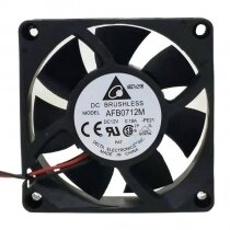 Delta AFB0712M DC 12V 0.18A 2 Wires / 3 Wires Axial Cooling Fan