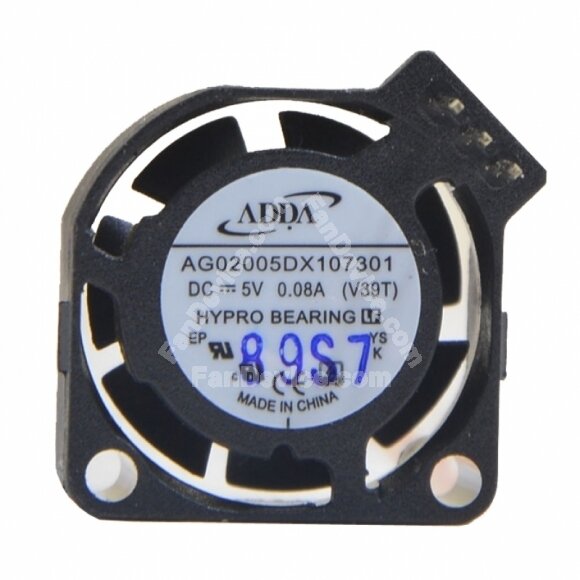ADDA AG02005DX107301 DC 5V 0.08A 3 Wires Axial Cooling Fan
