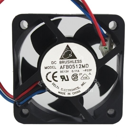 Delta AFB0512MD DC 12V 0.11A 2 Wires / 3 Wires / 4 Wires Axial Cooling Fan