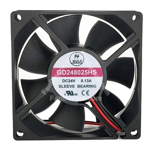 GULF GD248025HS DC 24V 0.13A 8025 Axial Cooling Fan