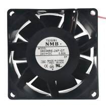 NMB 08038RE-24P-GT DC 24V 0.50A 8038 Axial Cooling Fan