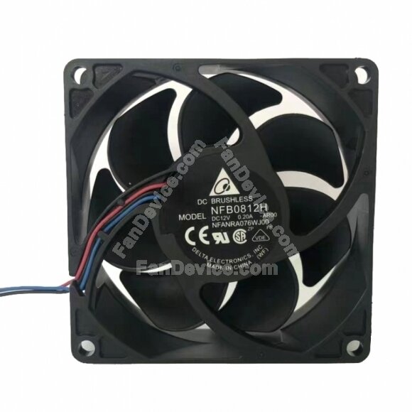 Delta NFB0812H DC 12V 0.20A 2 Wires / 3 Wires Axial Cooling Fan