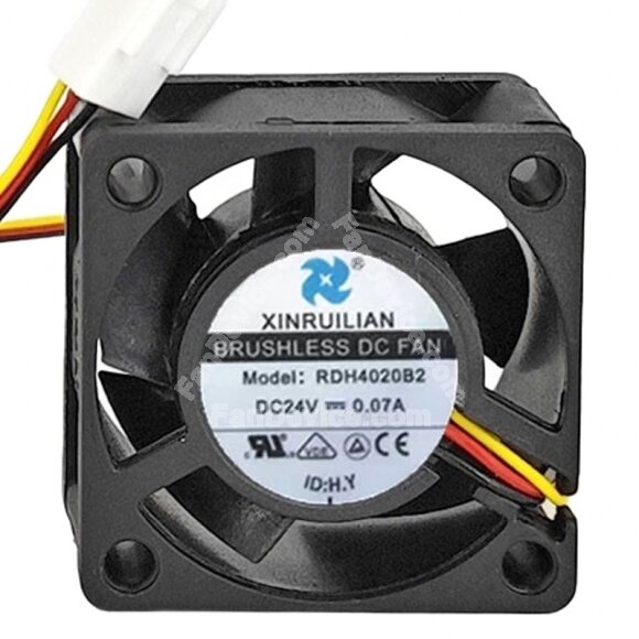 XINRUILIAN RDH4020B2 DC 24V 0.07A 4020 Axial Cooling Fan