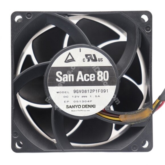 Sanyo Denki San Ace 80 9GV0812P1F091 DC 12V 1.5A 8038 Axial Cooling Fan