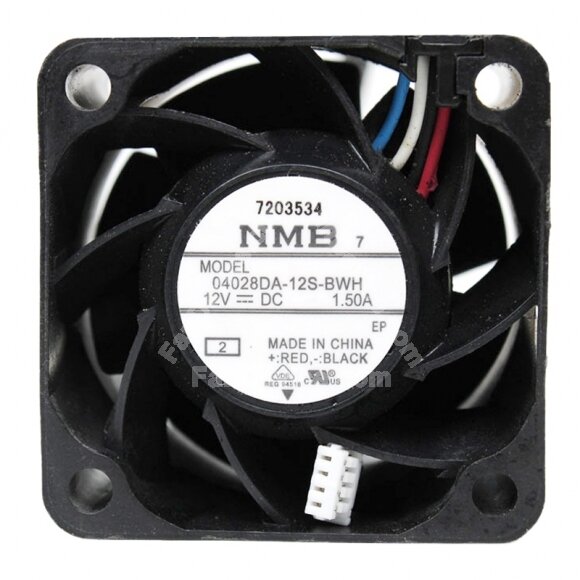 NMB 04028DA-12S-BWH DC 12V 1.50A 4028 Axial Cooling Fan