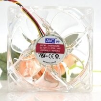 AVC DASF0925R2H DC 12V 0.50A 2 Wires / 3 Wires Axial Transparent Cooling Fan