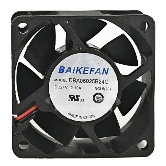 BAIKE DBA06025B24G DC 24V 0.19A 6025 Axial Cooling Fan