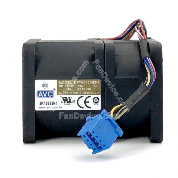 AVC DFTA0456B2H DC 12V 1.50A 8 Wires Axial Cooling Fan