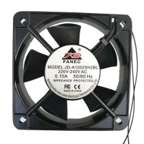 FANEC JD-A12025H2BL JD-A12025H2SL AC 220/240V 0.10A 2 Wires Axial Cooling Fan
