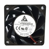 Delta FFB0648SHE DC 48V 0.24A 2 Wires / 3 Wires Axial Cooling Fan