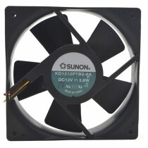 Sunon KD1212PTB2-6A DC 12V 3.6W 2 Wires / 3 Wires Axial Cooling Fan