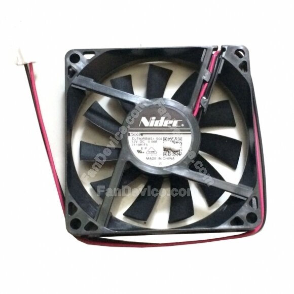 Nidec DJT80RBAS1-S02 DC 12V 0.04A 2 Wires Axial Cooling Fan