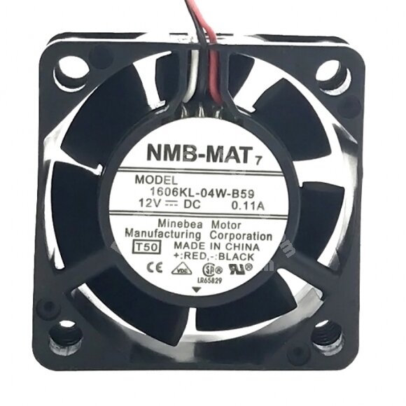 NMB-MAT 1606KL-04W-B59 DC 12V 0.11A 2 Wires / 3 Wires Axial Cooling Fan