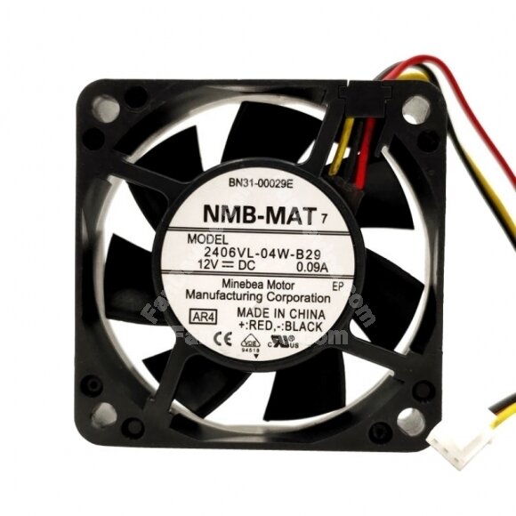 NMB 2406VL-04W-B29 DC 12V 0.09A 2 Wires / 3 Wires Axial Cooling Fan