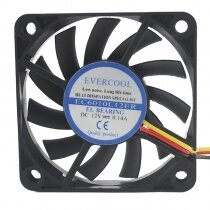 EVERCOOL EC6010L12ER DC 12V 0.14A 6010 Axial EL Bearing Cooling Fan