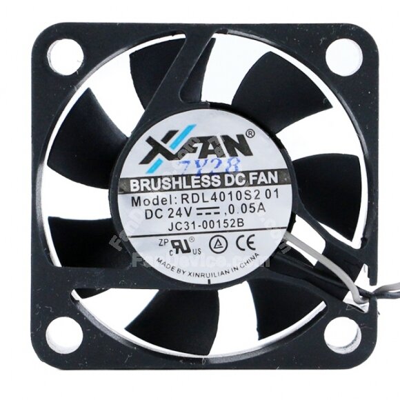 XFAN RDL4010S201 DC 24V 0.05A 4010 Axial Brushless Cooling Fan