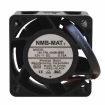 NMB 1611RL-04W-B86 DC 12V 0.75A 2 Wires / 3 Wires / 4 Wires Axial Cooling Fan