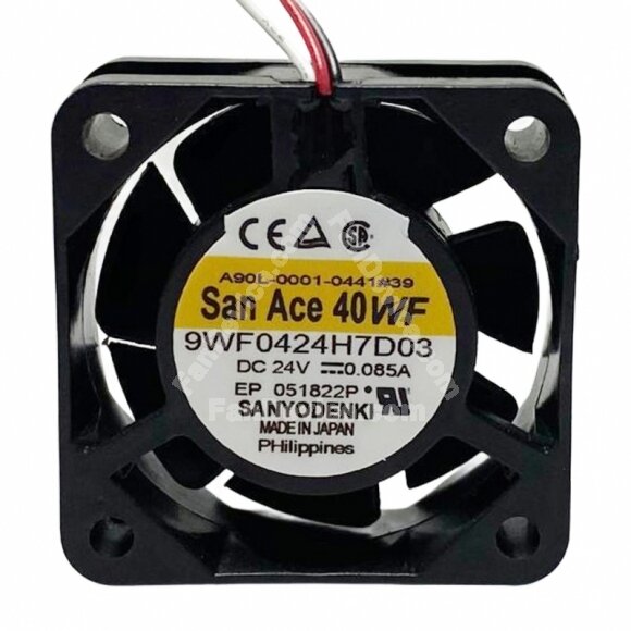 Sanyo Denki San Ace 40WF 9WF0424H7D03 DC 24V 0.085A 4015 Axial Cooling Fan