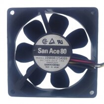 Sanyo Denki San Ace 80 109R0812S4D09 DC 12V 0.18A 8025 Axial Cooling Fan