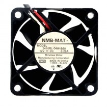 NMB-MAT 2410RL-04W-B60 DC 12V 0.26A 6025 Axial Cooling Fan