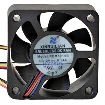XINRUILIAN RDM5015B DC 12V 0.14A 5015 Axial Cooling Fan