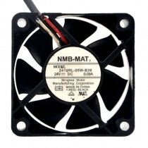 NMB-MAT 2410RL-05W-B39 DC 24V 0.09A 6025 Axial Cooling Fan