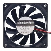 Sanyo Denki San Ace 80 9PH0824S7D03 DC 24V 0.16A 8015 Axial Cooling Fan