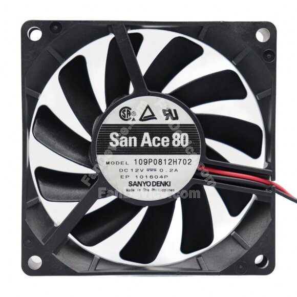 Sanyo Denki San Ace 80 109P0812H702 DC 12V 0.2A 8015 Axial Cooling Fan