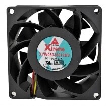 Y.S.TECH Xtreme XYW08038012BS DC 12V 0.97A 8038 Axial Cooling Fan
