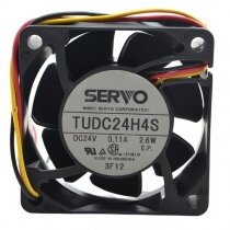 Servo TUDC24H4S DC 24V 0.11A 2.6W 6025 Axial Cooling Fan