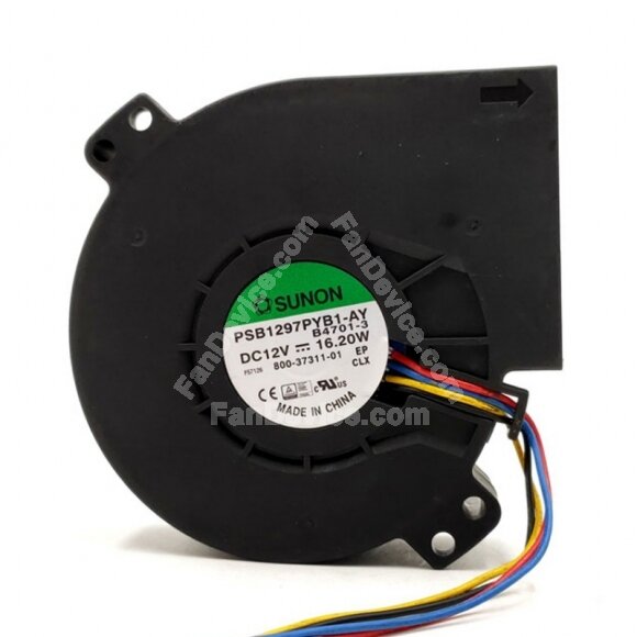 Sunon PSB1297PYB1-AY B4701-3 DC 12V 16.20W 9733 Blower Cooling Fan