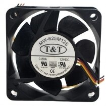 T&T MW-625M12S DC 12V 0.20A 6025 Axial Cooling Fan