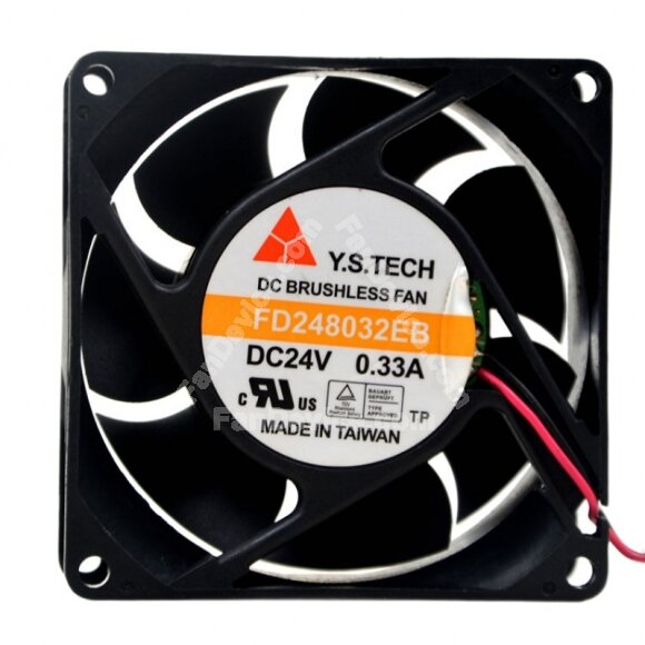 Y.S.TECH FD248032EB DC 24V 0.33A 8032 Axial Brushless Cooling Fan