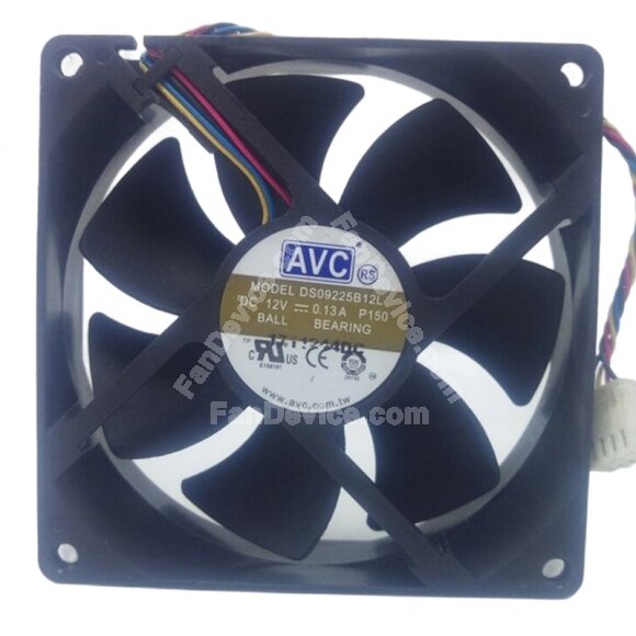 AVC DS09225B12L DC 12V 0.13A 9025 Ball Bearing Axial Cooling Fan