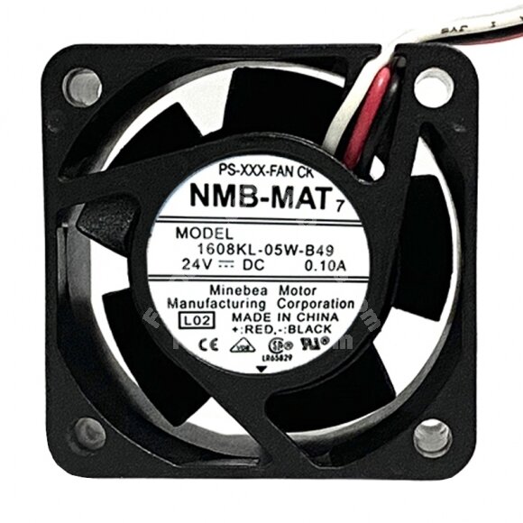 NMB-MAT 1608KL-05W-B49 DC 24V 0.10A 4020 Axial Cooling Fan