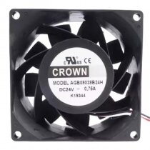 CROWN AGB08038B24H DC 24V 0.75A 8038 Axial Cooling Fan