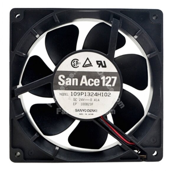 Sanyo Denki 109P1324H102 DC 24V 0.41A 12038 Axial Cooling Fan